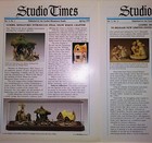 Goebel Miniatures Studio Times Newsletter 1990-93  Robert Olszewski  New  Mint