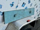1800 s Antique Cherry 34 5x7  Drawer Front Old Chippy Blue Paint  j