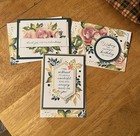 Stampin up   new Price  Painted Wishes Kit 9 Cards Box Included