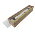 Beechwood Martial Arts Belt Display Case With Acrylic Sliding Panel - Wood 