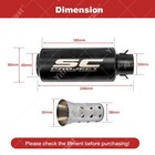 Yzf R7 2021-2024 For Yamaha Whole System Exhaust Header Pipe Muffler Tips Black