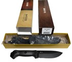 Ka-bar Becker Bk2 Campanion Bushcraft   Survival Knife - Made In Usa With Sheath