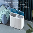 Portable Washing Machine  14 Lbs Mini Washer And Spin Dryer Combo