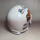 Barry Sanders Signed Oklahoma State Cowboys Mini Helmet Jsa Coa   Schwartz Holo