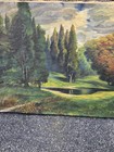 Vintage Antique 1920   s Era Impressionist Forest Landscape Oil Painting F Kicke  