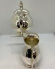 International Silver Royal Danish Sterling Creamer   Sugar Full Size C353