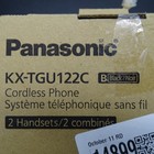 Panasonic Kx-tgu432b Cordless Phone 2 Handsets Answering Caller Id Call Block