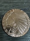20 X 1 Ounce Incuse Indian Design Copper Rounds  1 Tube Of 20   smd