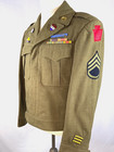 Wwii Us Army Ike Jacket Uniform Set     28th Division  110th Inf  Regt      1944