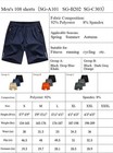3 Pack Men Quick-dry Athletic Shorts Drawstring Zipper Pockets Workout Shorts