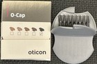 2 Packs Of Black O-cap Mic Filters For Oticon Zeal Hearing Aids  16 Filters 