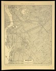 Vintage Brooklyn Map Of New York City Streetmap  1940s Old Original Antique