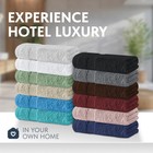Whiteclassic Luxury Cotton Washcloths - 13x13 Hotel Face Towel Multicolor 12 pk