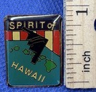 Spirit Of Hawaii B-2 Stealth Bomber Enamel Lapel Pin Northrop Grumman Usaf Vtg