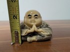 Chinese Hand Carved Buddha Statue Figurine Engraved Hand Painted