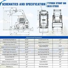 Typhon Stomp 509 Wheel Skid Steer Loader 25hp Kubota D1105 W 1 Attachment Option