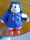 Gabrielle Paddington Bear    excellent And Vintage 1980 England Red Boots Wow   