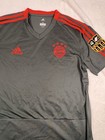 Adidas Fc Bayern Munchen Soccer Jersey Mens Med Green Climatecool Football Club
