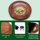 10 Inch Wooden Roulette Wheel professional Solid Wood Casino Roulette Wheels For