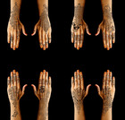 9 Sheet Henna Stencils Temporary Tattoo Stencils henna Tattoo Kit Reusable Henna