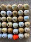 Lot Of 50 Vintage Antique Logoed Golf Balls Top-flite Hogan Titleist Wilson
