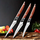 3pcs Professional Carving Knife Tool Sets Kitchen Fruit Knife Fixed Blade Knife