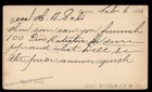 Usa 1800s Boston Mass Negative Numeral 11 Fancy Cancel Cover 94965