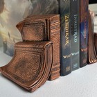 Vintage Pm Craftsman Philadelphia Mfg Cast Metal Stack Of Books Bookends Pair