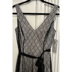 Womens Adrianna Papell Boutique Evening Black   White Dress Sz 8 Nwt Cocktail A4