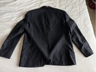 Ryan Seacrest Distinction Black Tuxedo Jacket 100  Wool Regular 46r Style 01
