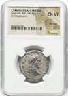 Caracalla 198-217 Ad Tetradrachm Ngc Ch Vf  Cyrrhestica Roman Empire Silver Coin