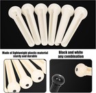12pcs Acoustic Guitar Bridge Pins Guitar String Pins Pegs With Bridge Pin Puller