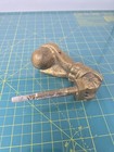Rare All Brass Heavy Antique Door Knocker Woman Hand