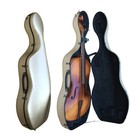 Cello Case Black With Wheels 4 4 Carbon Fiber Travel Case For Cellists Students