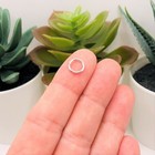 8mm  18g  Silver Plated Open Jump Rings - Us Seller
