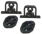Set Of  4  Exhaust Muffler Hangers For Bmw E36 1992-1999 - Front   Rear