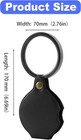 20x Pocket Magnifier  2pcs Mini Folding Magnifying Glass For Reading And Inspect