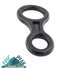 Epic Peak Large Figure 8 Belay Device Descender For Climbing W  Free Decal Black