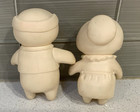 Vtg 1974 Pillsbury Poppin Fresh Doughboy Granmommer   Granpopper Doll Set