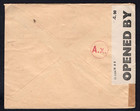 French Algeria Mouza  aville 1943 Censored Cover To Switzerland