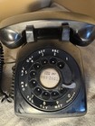 Vintage Rotary Phone 1965 Western Electric Bell System Model 500 C d Black Desk