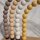Jumini Wooden Rainbow Counting Toy Neutral Baby Toddler Bead Abacus Montessori