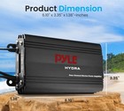 Pyle Plmrmp3b 800 Watt 4-channel Waterproof Micro Marine Amplifier Amp Stereo