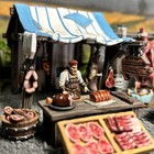 28mm Butcher s Market Dungeons   Dragons Dnd D d Monster Village Stall Scatter