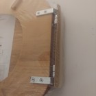 Jones Stephens Oak Toilet Seat Round With Piano Chrome Hinges High Quality     