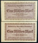 1923 Germany-munchen Paper Money - 1 000 000 Mark Banknotes 