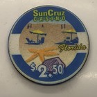 Suncruz Casino  2 50 Chip - Florida Day Cruise Wet Ceramic 1994-2009