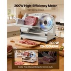 Uimoso 7 5  Blade Electric Meat Slicer Deli Food Cutter Adjustable Thickness