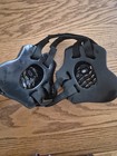 Cliff Keen Wrestling Headgear Ear Guard  Black  Chin Strap  Adjustable Straps