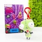 Invader Zim Flocked Exclusive Collection Hangers Keychain Figure Dangler Clip